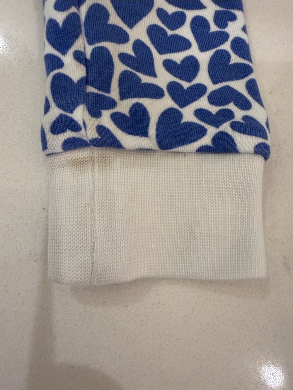 Lila and Hayes Blue Heart Print 2 Piece PJ Set 18-24M - Picture 5 of 5